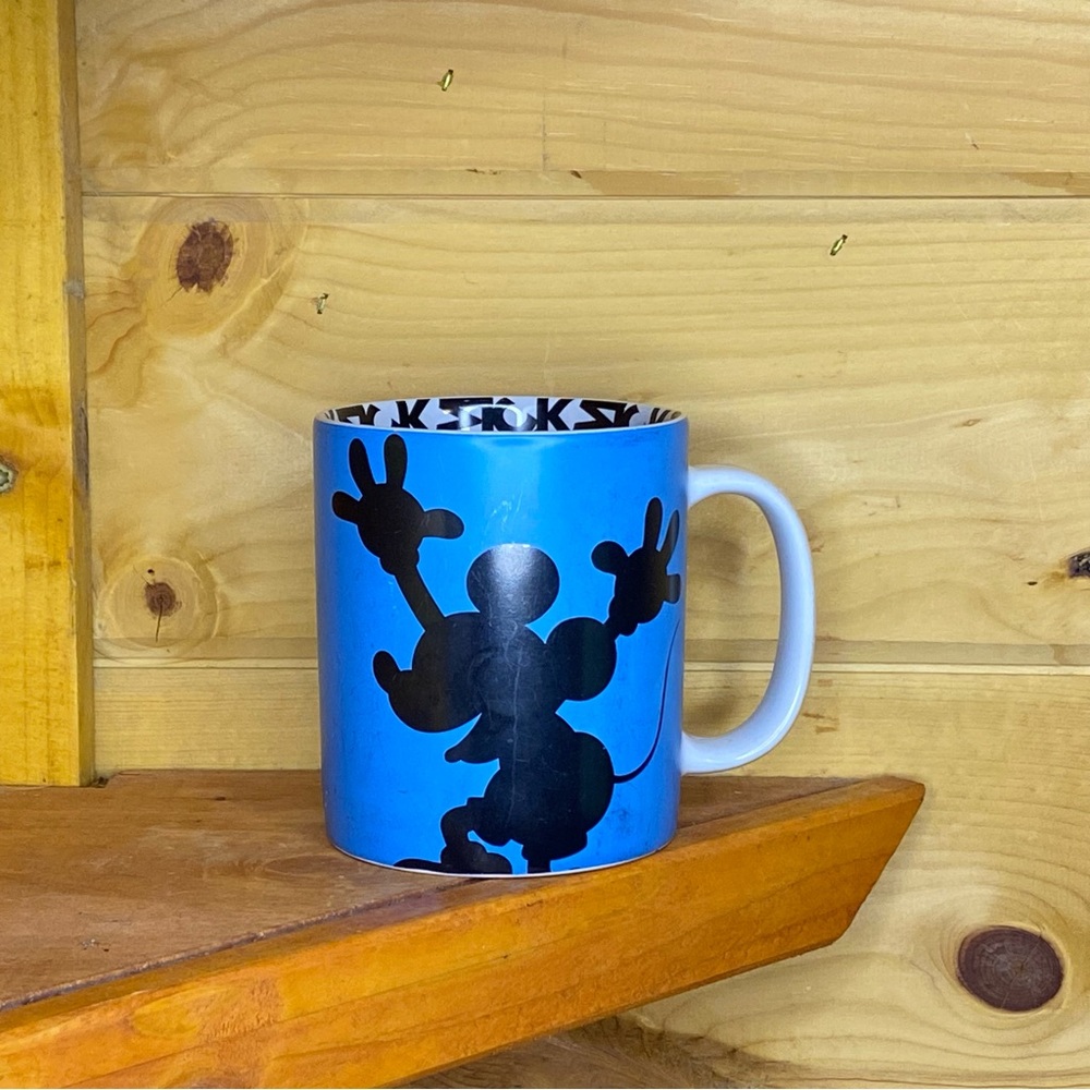 Disney Parks White and Blue Mug
